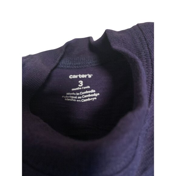 Carters Boys Infant Baby Size 3 Months Short Sleeve Romper 1 Piece Short Outfit - Picture 3 of 3